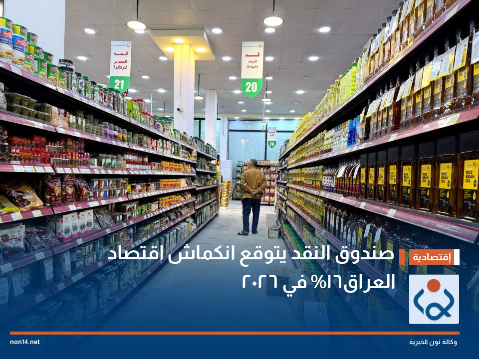 صندوق النقد يتوقع انكماش اقتصاد العراق 16% في 2026