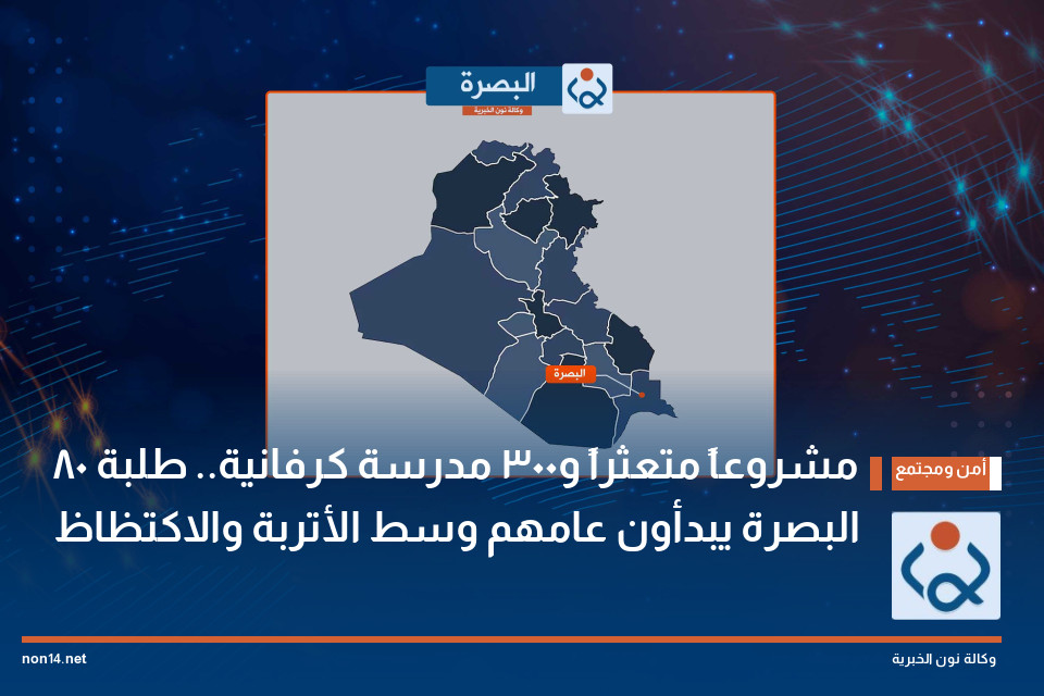 80 مشروعاً متعثراً و300 مدرسة كرفانية.. طلبة البصرة يبدأون عامهم وسط الأتربة والاكتظاظ