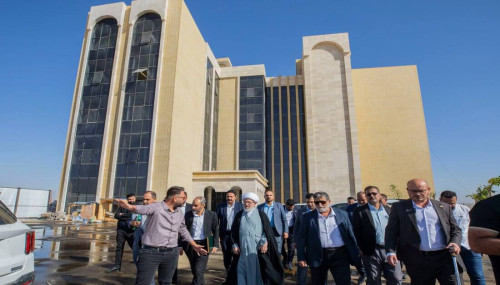 ممثل المرجعية العليا يزور كلية الأسباط الجامعة ويطلع على آخر مراحل المشروع