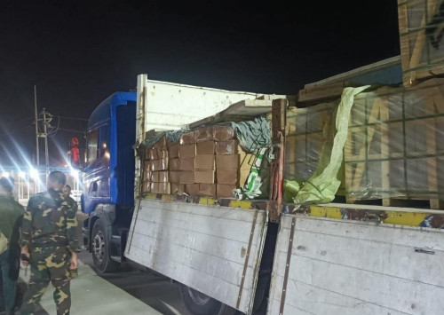 خلف أحجار المرمر.. هيئة المنافذ تكشف أساليب جديدة لتهريب الشحوم الممنوعة