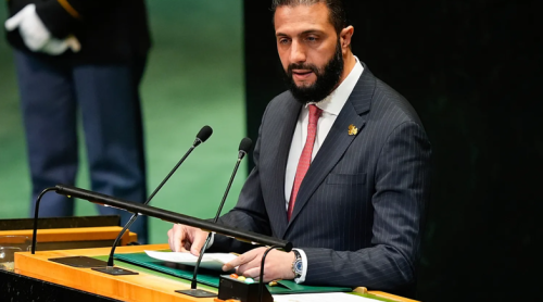 أحمد الشرع من واشنطن:استطاعنا خلال فترة قصيرة الوصول إلى مراحل مهمة على الساحة الدولية