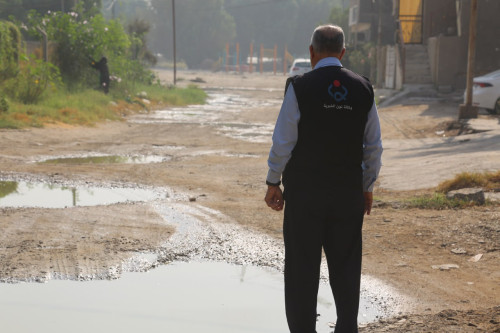 يقع وسط مناطق متكاملة الخدمات ببغداد.. حي في الدورة يعاني من فقدان المجاري وطفح الشوارع والروائح العفنة والاوبئة