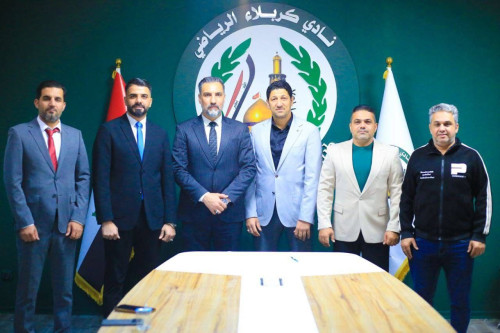 نادي كربلاء يعيد تنظيم جهازه الفني للصالات