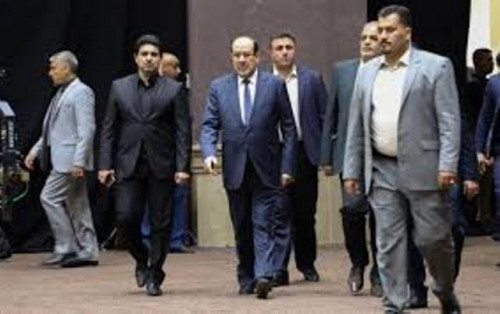 وصول المالكي على رأس وفد سياسي إلى أربيل