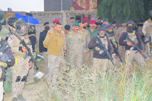 ميسان | قوة مشتركة تلقي القبض على متهمين بإطلاق العيارات النارية وتضبط أسلحة واعتدة في قضاء الكحلاء