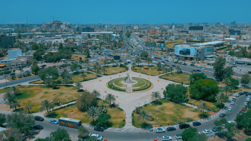 خروج قطار عن مساره وسط بغداد