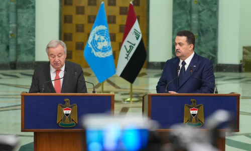 غوتيريش يطلق من بغداد رسالة للعالم: العراق بلد مستقر