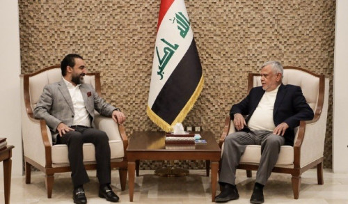 مباحثات بين العامري والحلبوسي بشأن تشكيل الحكومة