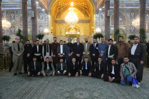 ضمن مبادرة "نحو السهول".. وفد من شباب اقليم كردستان يزور العتبة الحسينية المقدسة(صور)