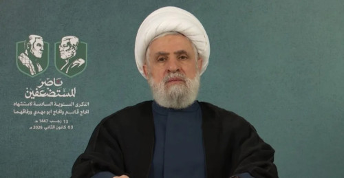 زعيم حزب الله اللبناني يحيي العراق ويؤشر سبب استهداف "المهندس"