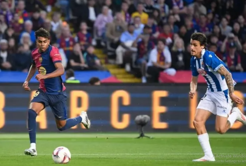 برشلونة يتغلب على إسبانيول في الليجا