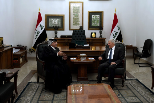 رشيد وعبد المهدي يؤكدان ضرورة تكاتف جميع القوى لمواجهة التحديات