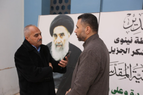 في ناحية برطلة بنينوى... وفد مستشفى السفير يفحص (1850)  ويجري (225) عملية مجانية