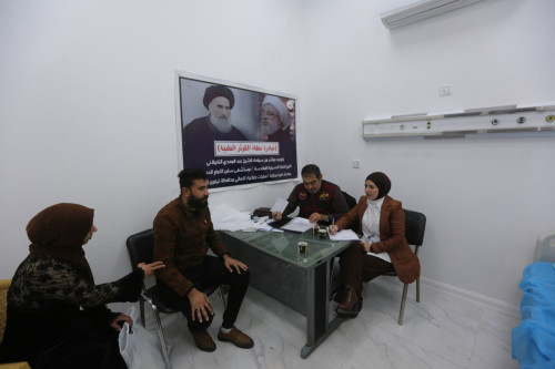 قطعوا (530) كيلومترا  لفحصهم وعلاجهم.. اهالي نينوى يشكرون المرجعية الدينية والعتبة الحسينية ووفد مستشفى السفير