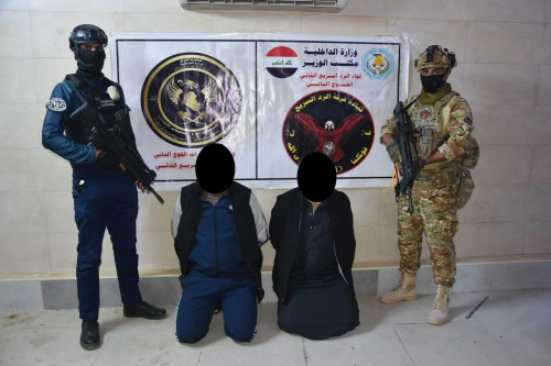 بعد مشاركتهما بجريمة قتل.. الاطاحة بارهابيين فرا من الأنبار إلى الديوانية