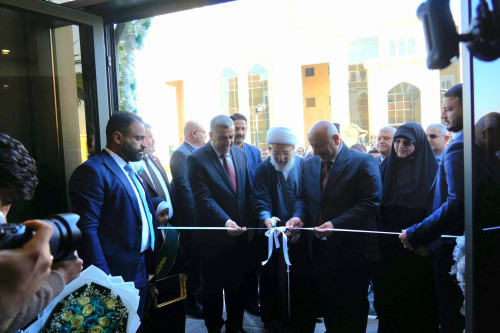 بحضور ممثل السيد السيستاني:افتتاح مبنى كلية الهندسة وتكنولوجيا المعلومات في جامعة الزهراء