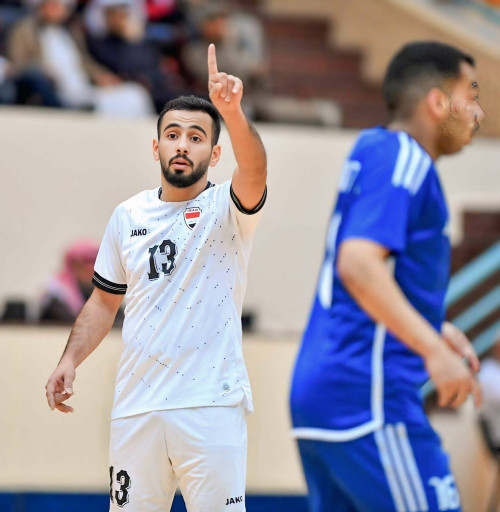 منتسب بالحشد يمثل العراق مع المنتخب الوطني لكرة الصالات ببطولة اسيا في اندونيسيا