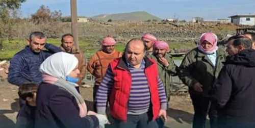 إسرائيل ترش أراضي سورية بمادة مجهولة