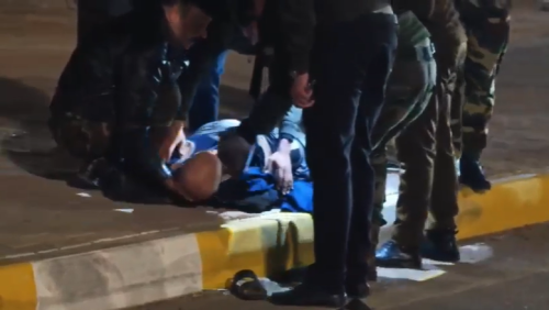 فيديو:الأمن الوطني يؤكد الاطاحة بارهابي خطير يرتدي حزاما ناسفا في الأنبار