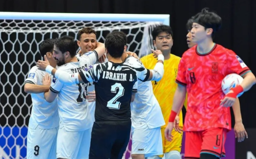 منتخب العراقي لكرة الصالات إلى ربع نهائي كأس آسيا بعد الفوز على كوريا الجنوبية