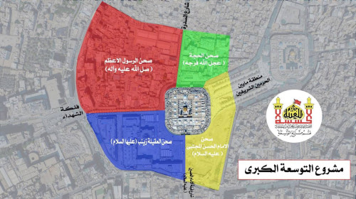 يعد من أضخم المشاريع العمرانية في العراق: العتبة الحسينية تنشر خريطة لمشروع التوسعة الكبرى في قلب كربلاء