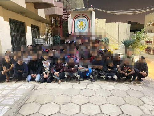 اعتقال 185 عربياً وأجنبياً في 15 منطقة ببغداد