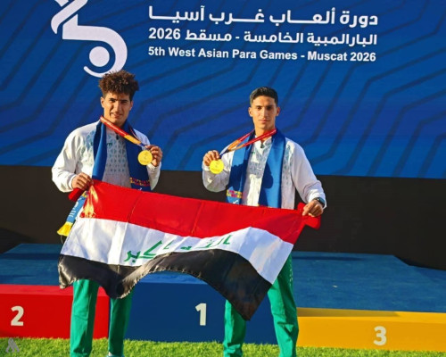 ذهبيتان وفضية للعراق في اليوم الثاني لدورة ألعاب غرب آسيا البارالمبية