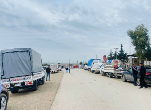 34 عائلة ايزيدية تغادر مخيمات زاخو ودهوك نحو مناطقها الأصلية في سنجار