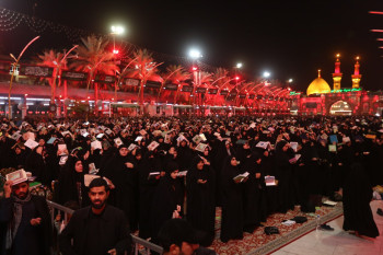 ملايين المؤمنين احيوها.. ليلة القدر الثانية اداء للعبادات ودموع وحزن بفقد أمير المؤمنين (علية السلام)(صور)