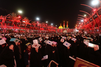 ملايين المؤمنين احيوها.. ليلة القدر الثانية اداء للعبادات ودموع وحزن بفقد أمير المؤمنين (علية السلام)(صور)