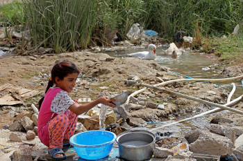 اليونيسيف: 60 بالمئة من العراقيين يفتقرون لخدمات الصرف الصحي