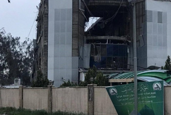 قصف جوي يستهدف مقر عمليات الحشد الشعبي في الموصل (فيديو)