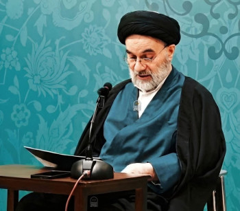 اية الله السيد محمد رضا السيستاني يعزي نيابة عن المرجع الاعلى عائلة الشهيد علي لاريجاني