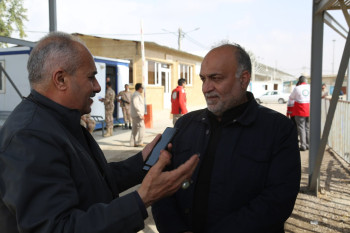 مدير مكتب الخارجية الايرانية في ايلام يثمن نداء المرجع السيستاني للحث على مساعدة الشعب الايراني:كنا نتوقع مثل هذا النداء من سماحته