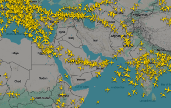 العراق يخسر نحو 11 مليون دولار شهرياً بسبب توقف عبور الطائرات