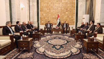 المالكي ووفد كردي يبحثان "الاستحقاقات الدستورية" وانتخاب رئيس الجمهورية
