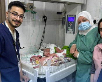 ولادة اربعة توائم لام عشرينية في الموصل