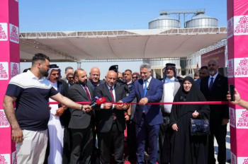 محافظ كربلاء يفتتح توسعة سايلو كربلاء لرفع الطاقة الخزنية إلى 170 ألف طن