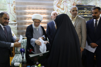 خلال تكريمه متفوقات اعدادية الثقلين... ممثل السيد السيستاني: التدريسيات هن القدوة في صناعة المرأة التي تفهم طبيعة مسؤولياتها
