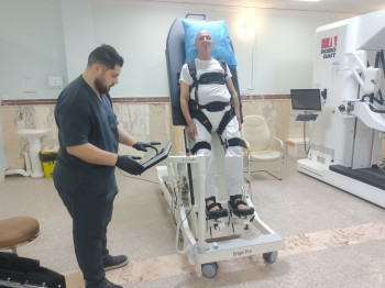 في مبادرة العتبة الحسينية المقدسة.:مركز الهادي لاعتلال العضلات يقدم (675) جلسة علاج مجانية بأجهزة طبية عالمية