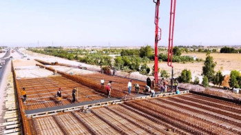 الرابط الجنوبي في كربلاء المقدسة يقترب من الاكتمال بنسبة إنجاز بلغت 77%