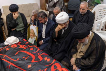 بالصور: وصول جثمان المرجع الفياض إلى محافظة كربلاء المقدسة