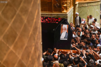 النجف تشيّع المرجع الفياض إلى مثواه الأخير (فيديو)