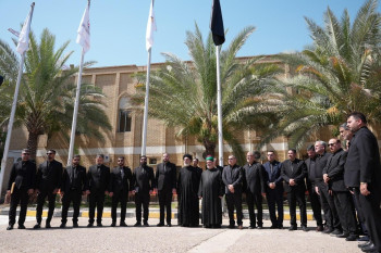 ضمن برنامج "لبيك يا حسين".. العتبة الحسينية ترفع الراية الحسينية في (20) جامعة عراقية