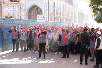 زيارة عاشوراء:انتشار (550) مسعف جوال في (43) مفرزة داخل وخارج الصحن الحسيني المقدس
