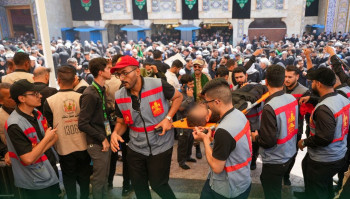 كشافة الوارث في العتبة الحسينية يسعفون (700) زائر وينقلون (126) حالة طارئة الى المستشفى خلال عاشوراء