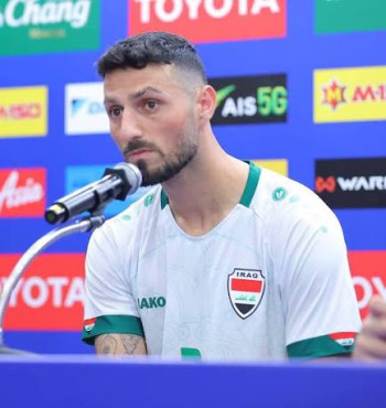 اعتزل اللعب الدولي.. ريبين سولاقا : تمثيل العراق اعظم شرف في مسيرتي