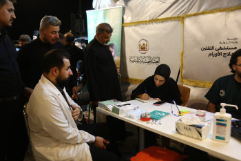 عبر مستشفى الثقلين ومفرزته.. العتبة الحسينية: الخدمات الطبية انطلقت مع مسيرة الاربعين من محافظة البصرة