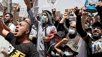 احتجاجات واسعة في ذي قار احتجاجاً على تراجع الكهرباء