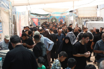 بالصور:عشرات الالاف من الزوار يدخلون كربلاء من كافة مداخلها لاحياء زيارة الاربعين